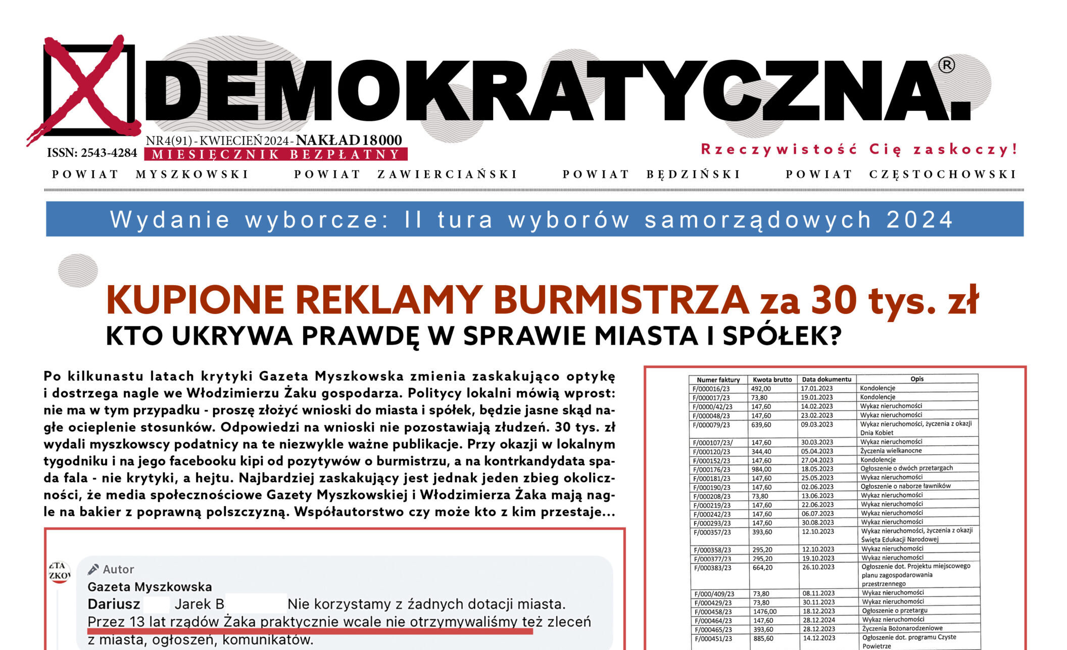 DEMOKRATYCZNA kwiecień 2024