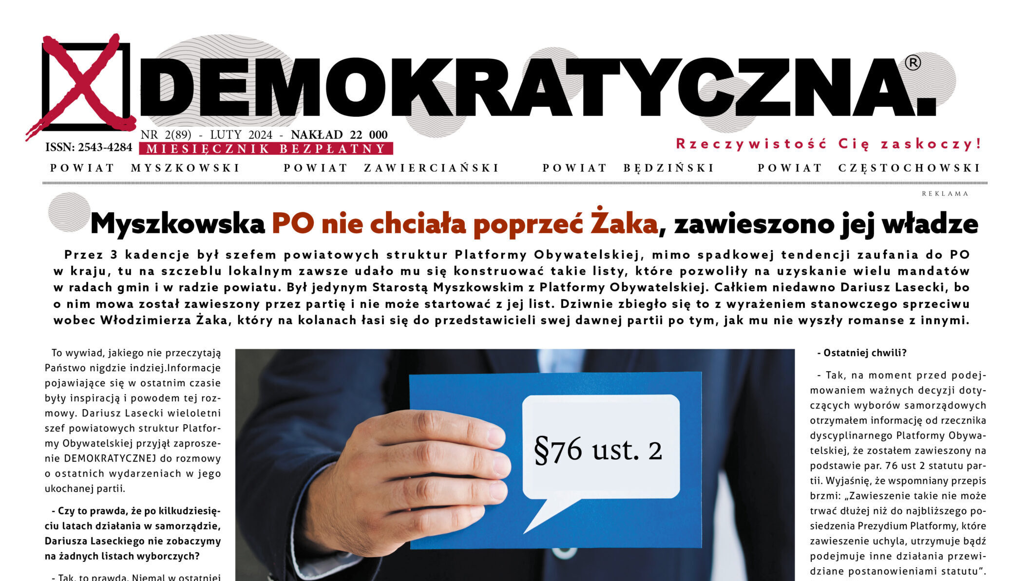 DEMOKRATYCZNA luty 2024